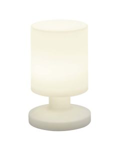 Lampada da tavolo led lora, da esterno, ip44, ricaricabile, Ø13xh.20 cm