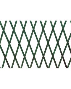 Traliccio in legno, estensibile, 100x300 cm, verde
