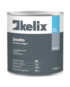 Smalto acqua kelix satinato 0,5 lt avorio