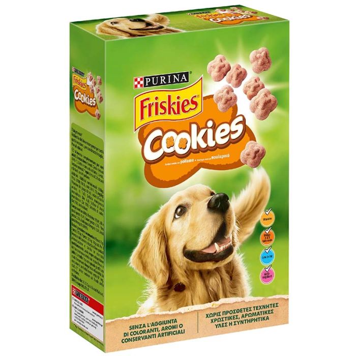 Purina Friskies DeliMix Biscotti per Cane Manzo, Pollo e Selvaggina 6  scatole da 500g : : Prodotti per animali domestici