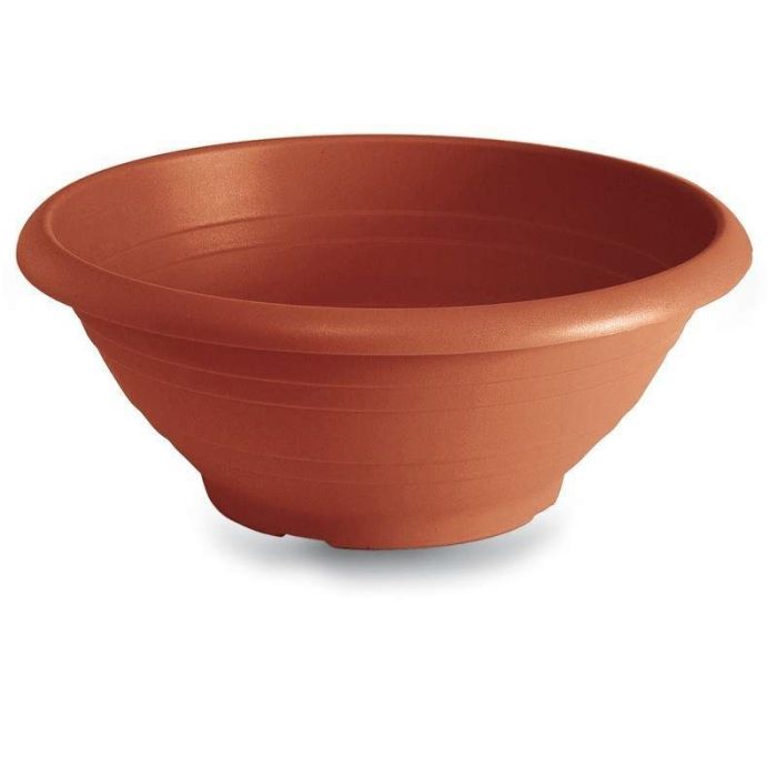 Vaso ciotola bassa, in terracotta, 26 cn