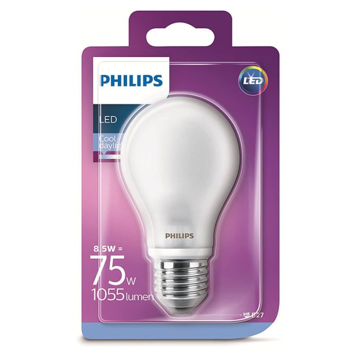 lampadina LED Philips 7,5W E27 luce naturale Goccia